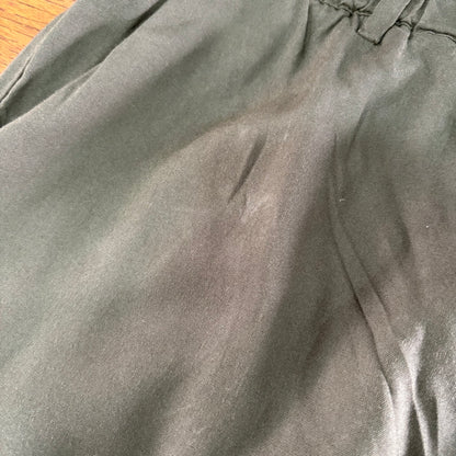H&M Olive Green Elastic Belt Pants | Gently Used |