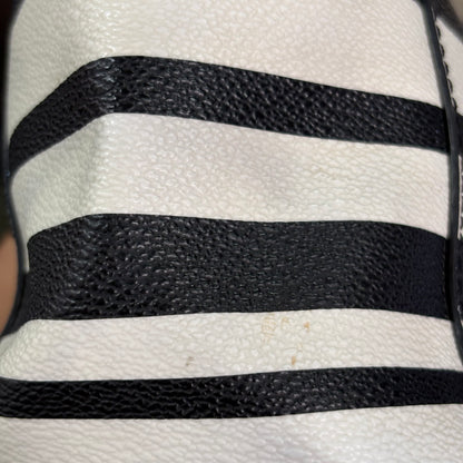 Kate Spade Navy Blue & White Striped Satchel Bag | Pre Loved |