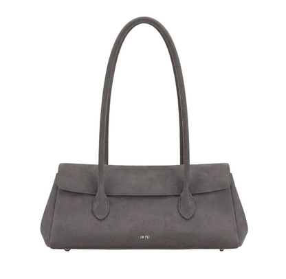 JW PEI Solenne East West Shoulder Bag - Taupe Suede | Brand New |