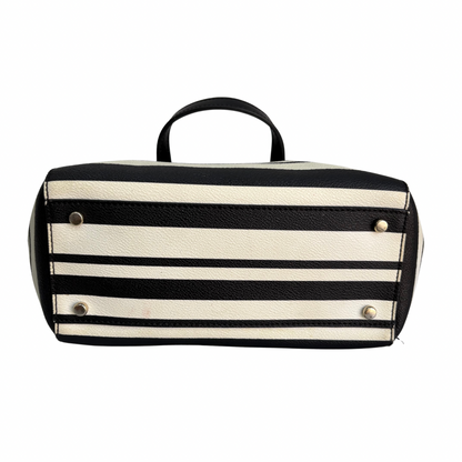 Kate Spade Navy Blue & White Striped Satchel Bag | Pre Loved |