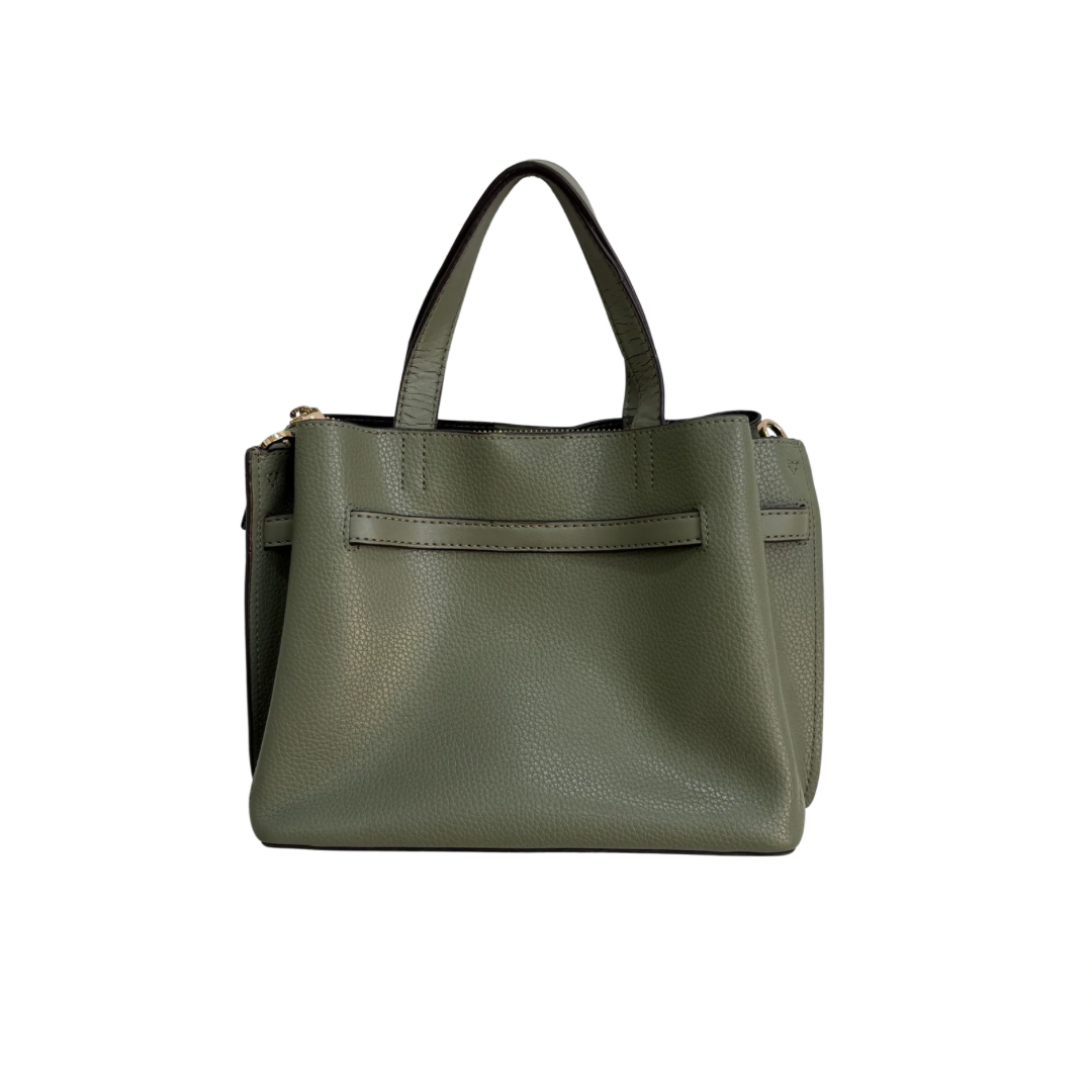 Michael Kors Sage Green Emilia Small Leather Satchel Bag | Pre Loved |