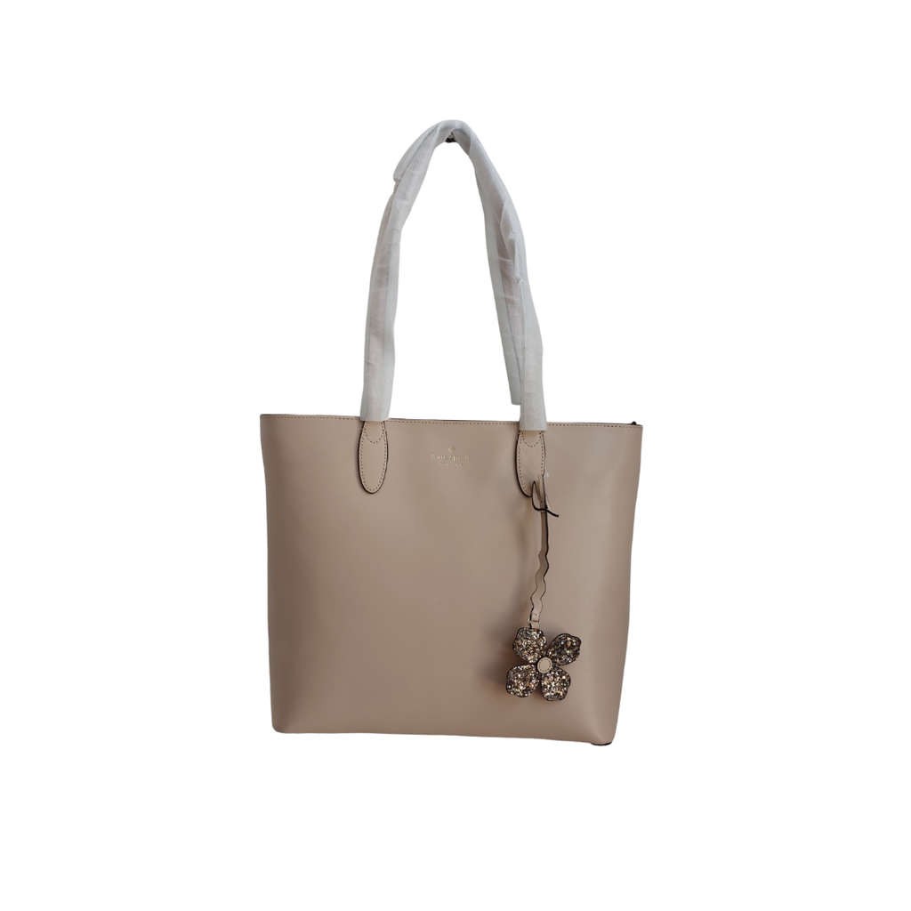 Kate Spade 'Kerri' Warm Beige Medium Leather Tote | Brand New |