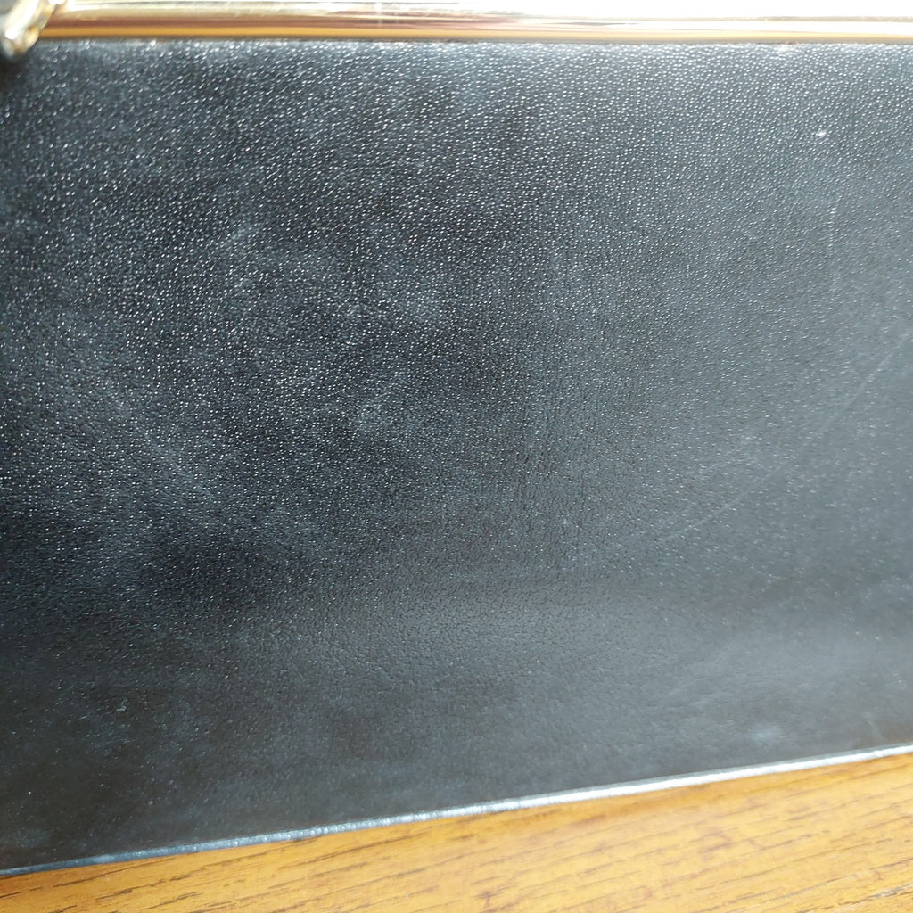 Jafferjees Black Leather Handbag | Pre Loved |
