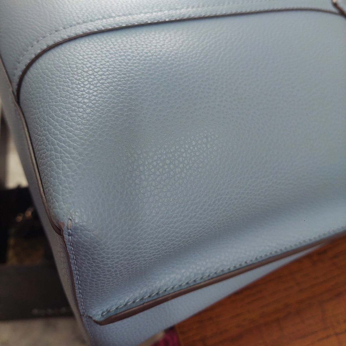Tory Burch Blue Perry Triple Compartment Tote Bag | Gently Used |