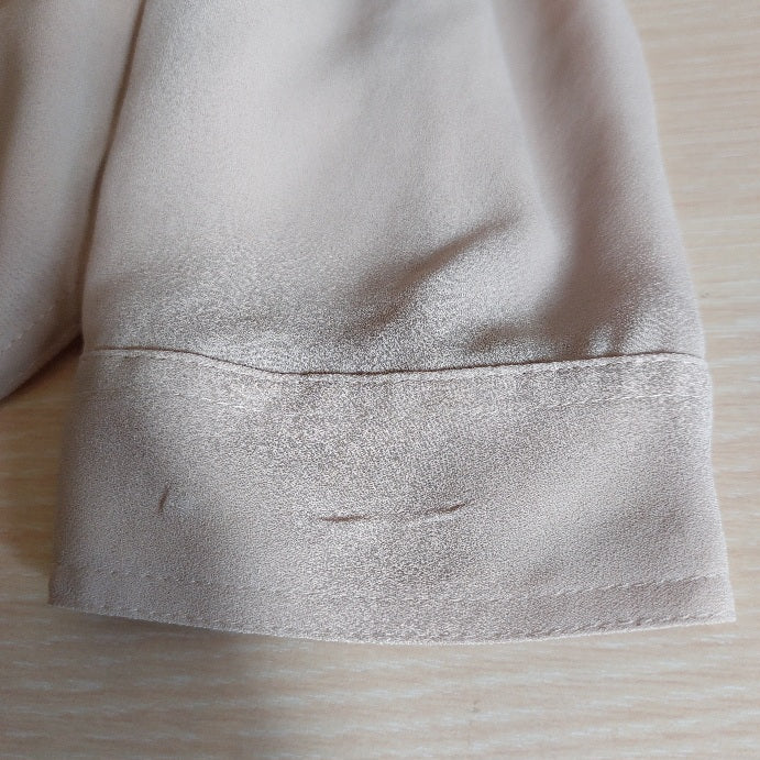 Loft Beige Front Button Top | Pre Loved |