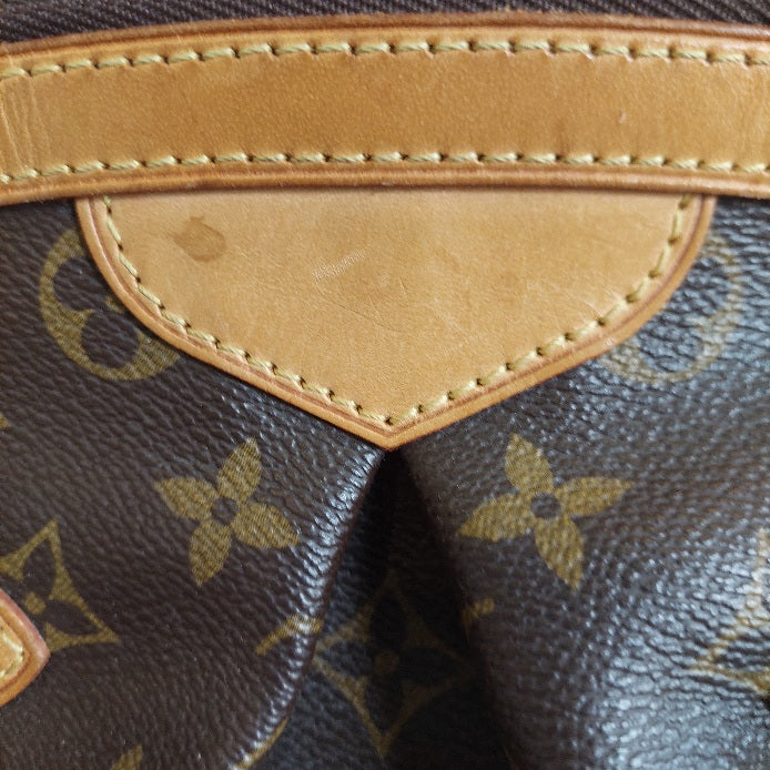 Louis Vuitton Brown Leather Monogram 'Tivoli GM' Bag | Pre Loved |