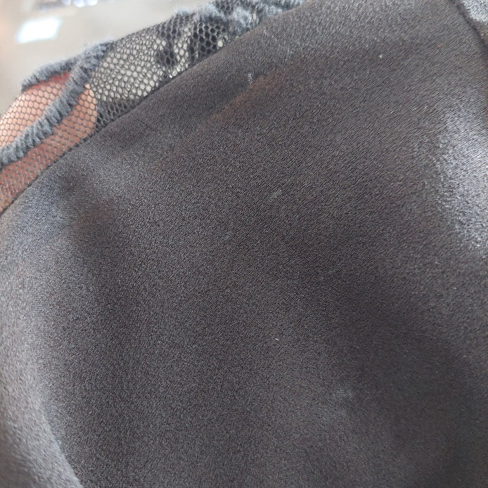 Atmosphere Black Lace Detail Top | Gently Used |