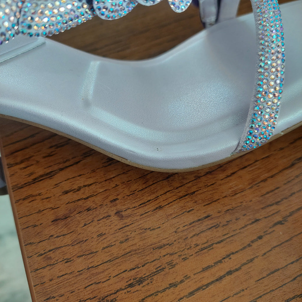 Aldo Purple Leatherette Dannae Embellished Heels | Like New |