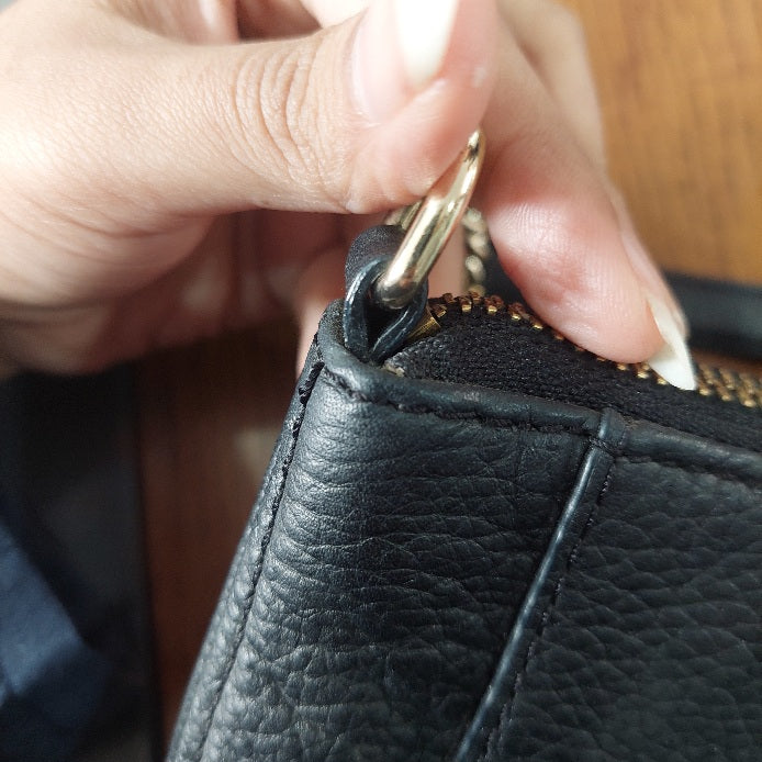 Kate Spade Black Leather 'Wellesley' Shoulder Bag | Pre Loved |