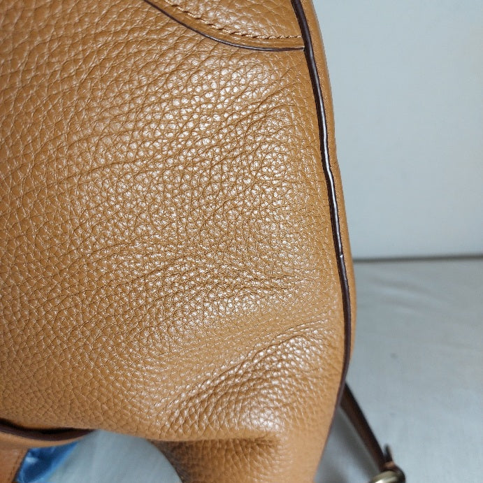 Coach Tan Pebbled Leather 'Amber' Hobo Bag | Pre Loved |
