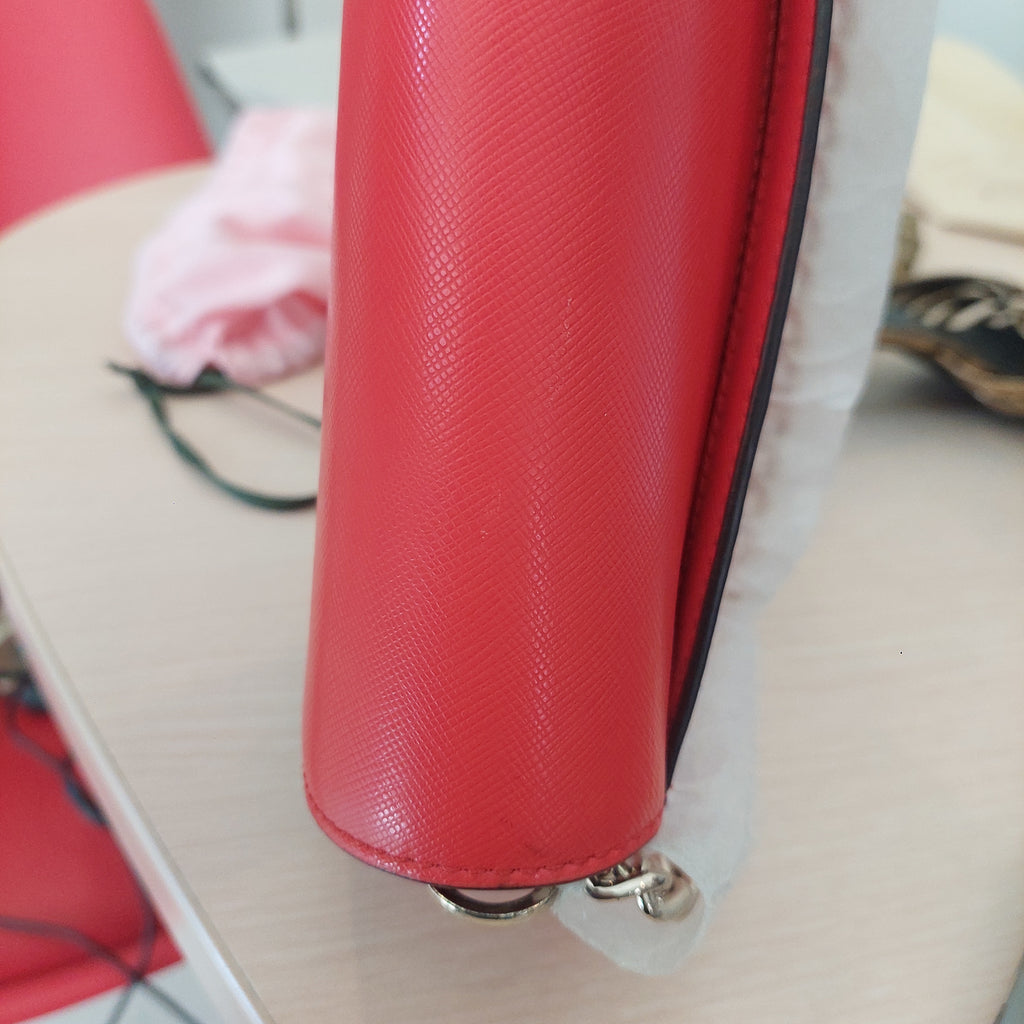 Kate Spade Red Carson Leather Crossbody Bag | Pre Loved |