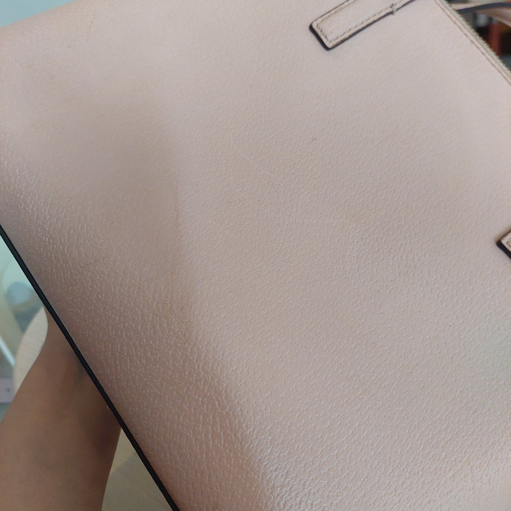 Kate Spade Rosy Pink Matthews Street Maise Leather Satchel Bag | Pre Loved |
