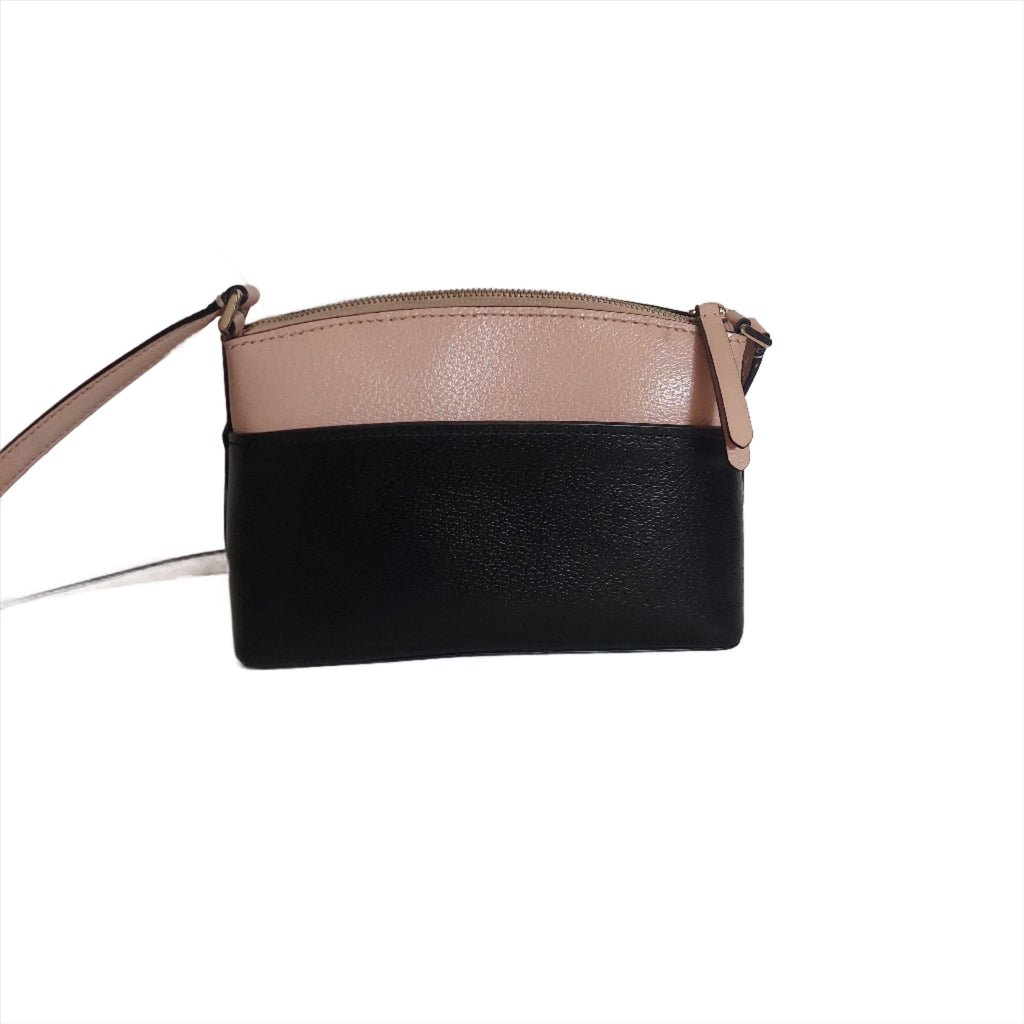Kate Spade Black & Pink Leather Crossbody Bag | Pre Loved |