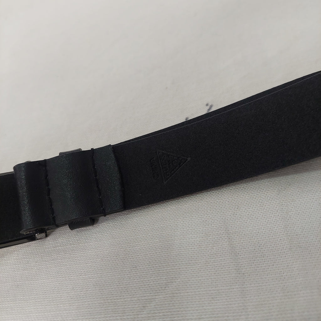 Guess Black Leather Rhinestone Bling G Belt | Gently Used |