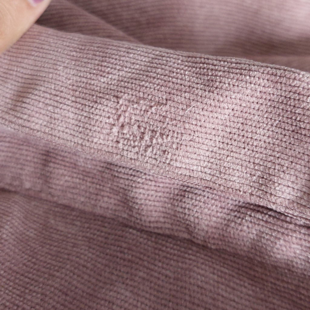 ZARA Pink Button Down Corduroy Shirt | Pre Loved |