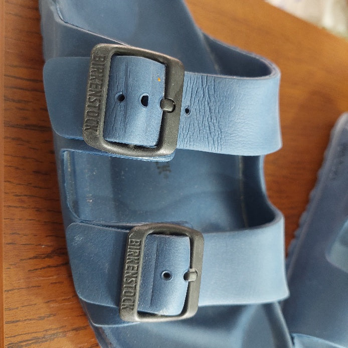 Birkenstock Blue Arizona Essential Sandals | Pre Loved |