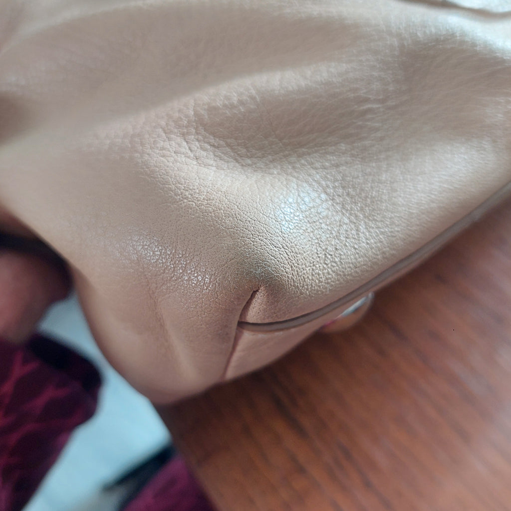 Coach Beige & Ivory Pebbled Leather Penelope Shoulder Bag | Pre Loved |