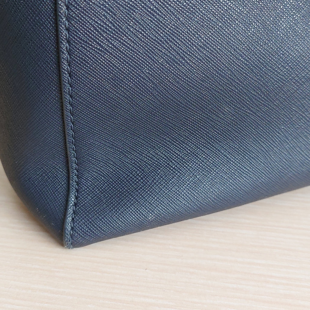 Tory Burch Navy Emerson Small Tote Bag | Pre Loved |