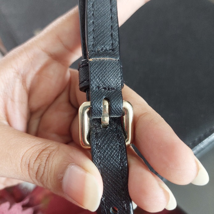 Kate Spade Black Leather Cedar Street Cali Crossbody Bag | Pre Loved |