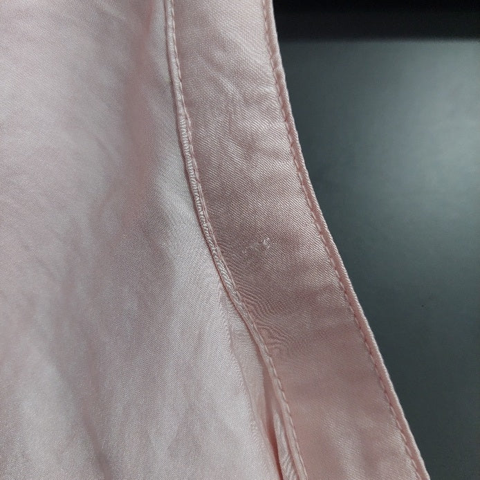 DKNY Pink Satin Pleat Detail Top | Brand New |