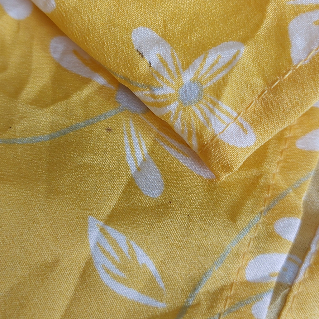 Charlotte Russe Yellow Floral Short Dress | Brand New |