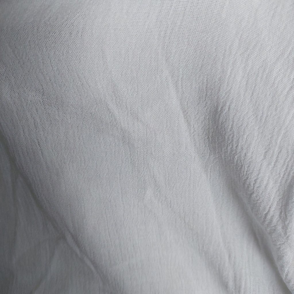 H&M White Textured Criss Cross Front Tie-up Top | Pre Loved |