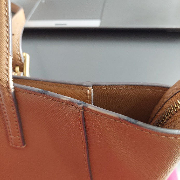 Tory Burch 'Emerson' Tan Leather Tote Bag | Pre Loved |