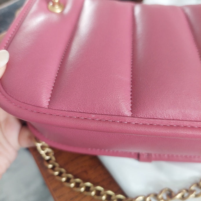 Coach Pink Quilted Leather Swinger 20 Shoulder Bag | Gently Used |