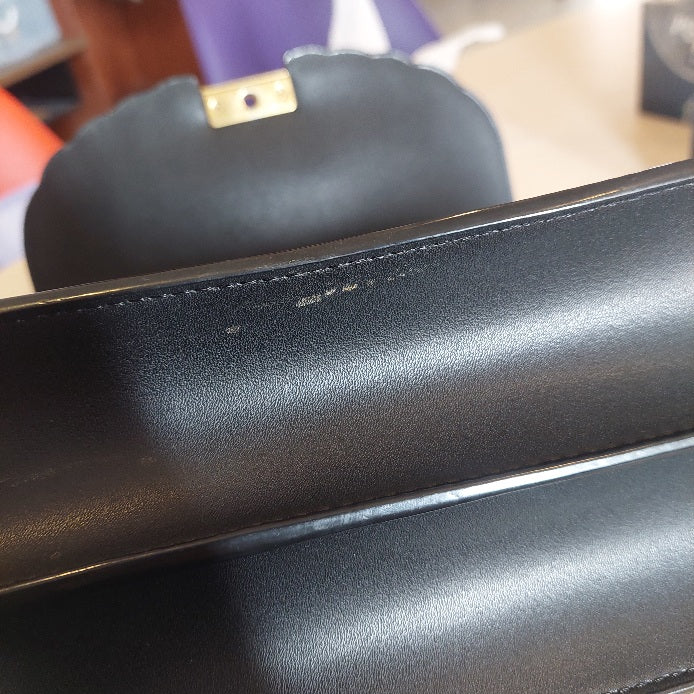 Charles & Keith Black Panelled Handle Bag | Pre Loved |