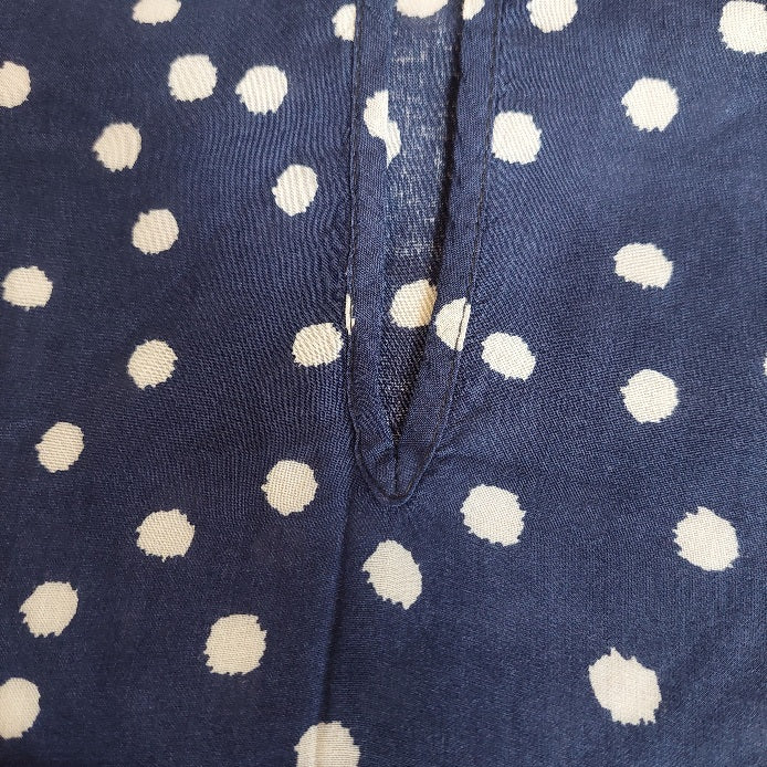 Zara Blue & White Printed Long Tunic | Gently Used |