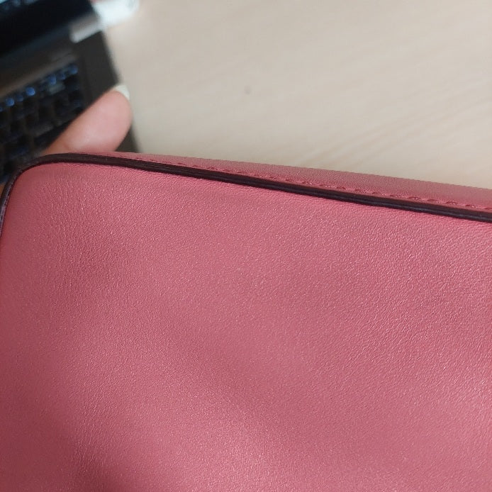 Coach Barbie Pink Dinky Leather Crossbody Bag | Pre Loved |