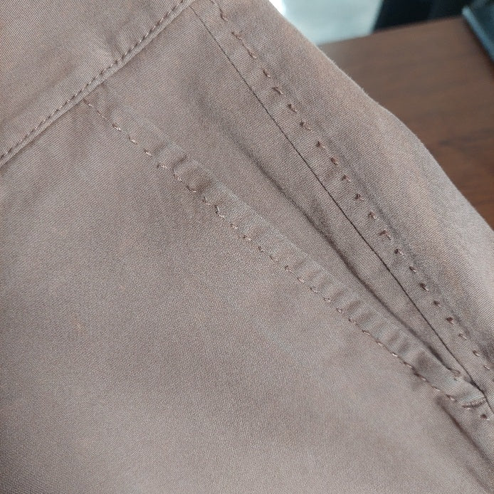 Massimo Dutti Brown Straight Leg Pants | Pre Loved |