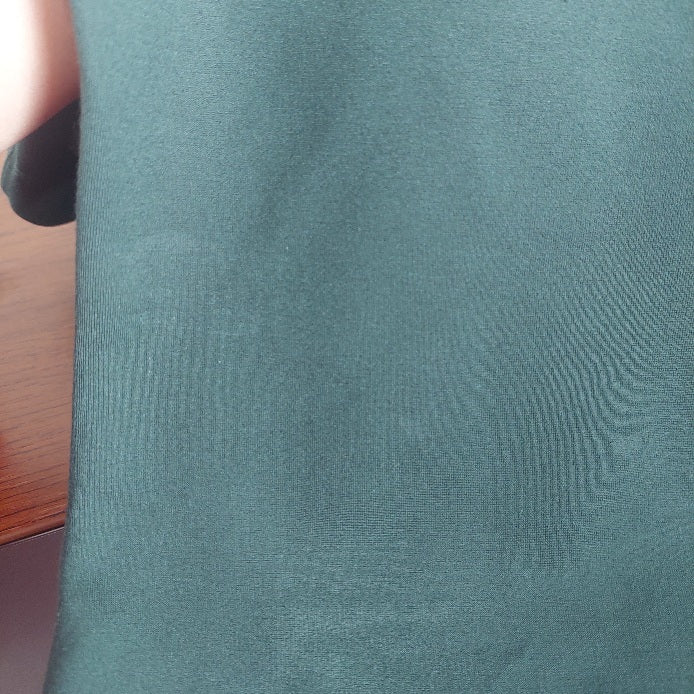 H&M Bottle Green Puff Sleeve Top | Gently Used |