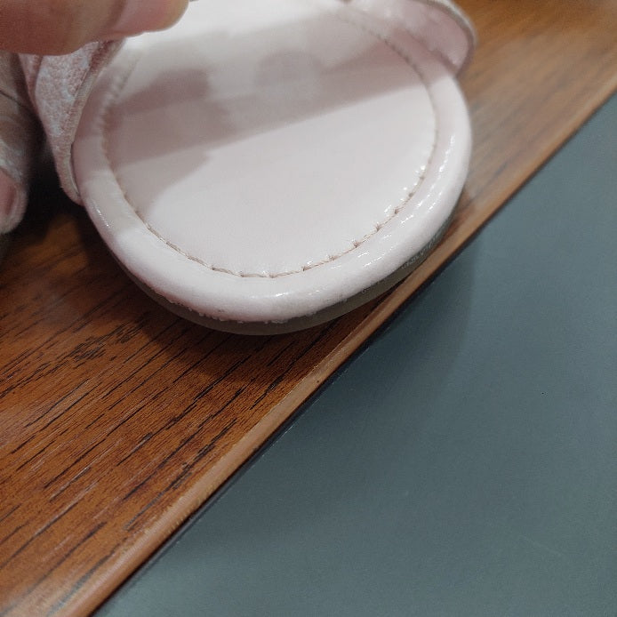 Guess Pink Lures Logo Sandals | Gently Used |