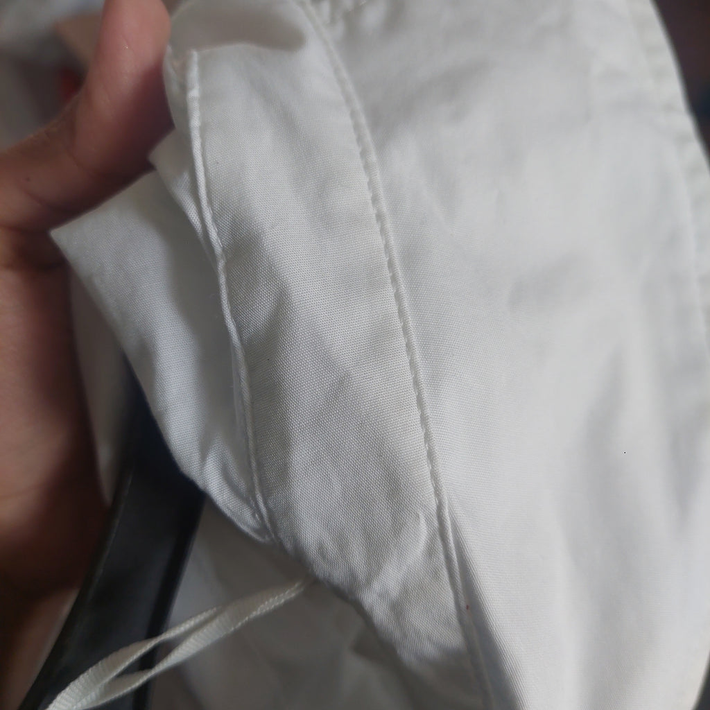 Zara White Button Down Top | Gently Used |