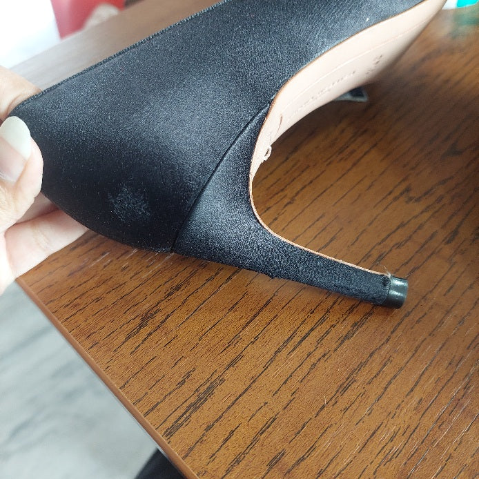 Sophia Webster Black Bibi Pearl Mid Pumps | Pre Loved |