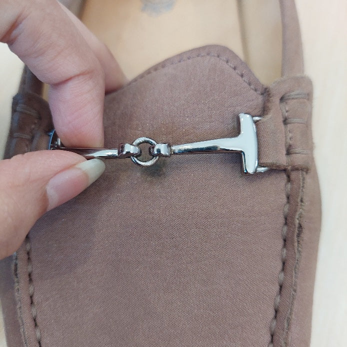 Tod's Beige Suede Loafers | Pre Loved |