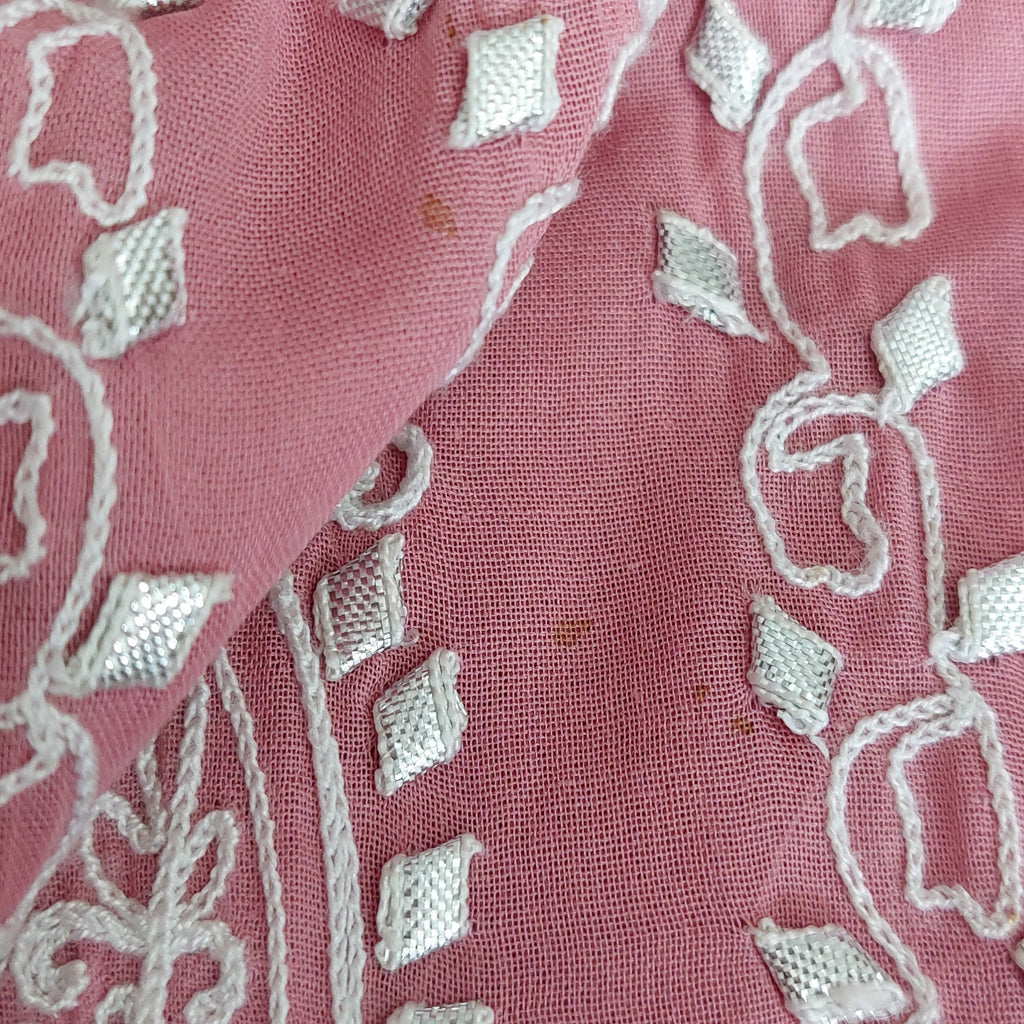 Zuri Pink Embroidered Kurta | Pre Loved |