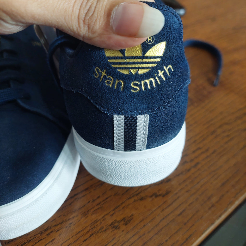 Adidas Men's Blue Suede Stan Smith VULC Sneakers | Brand New |