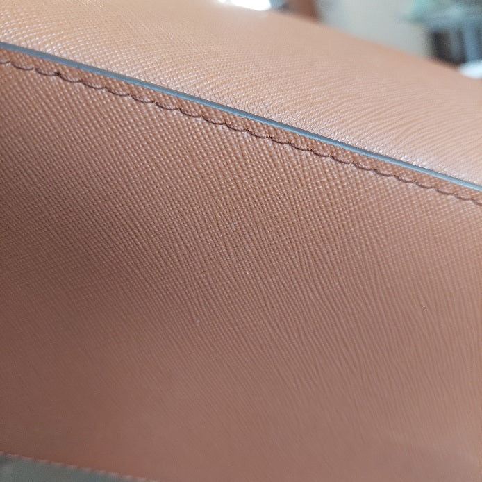 Michael Kors Tan Leather Top Zip Jet Set Tote | Brand New |