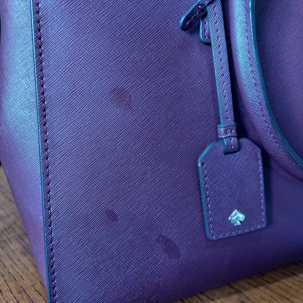 Kate Spade Cherrywood Cameron Leather Satchel Bag | Pre Loved |