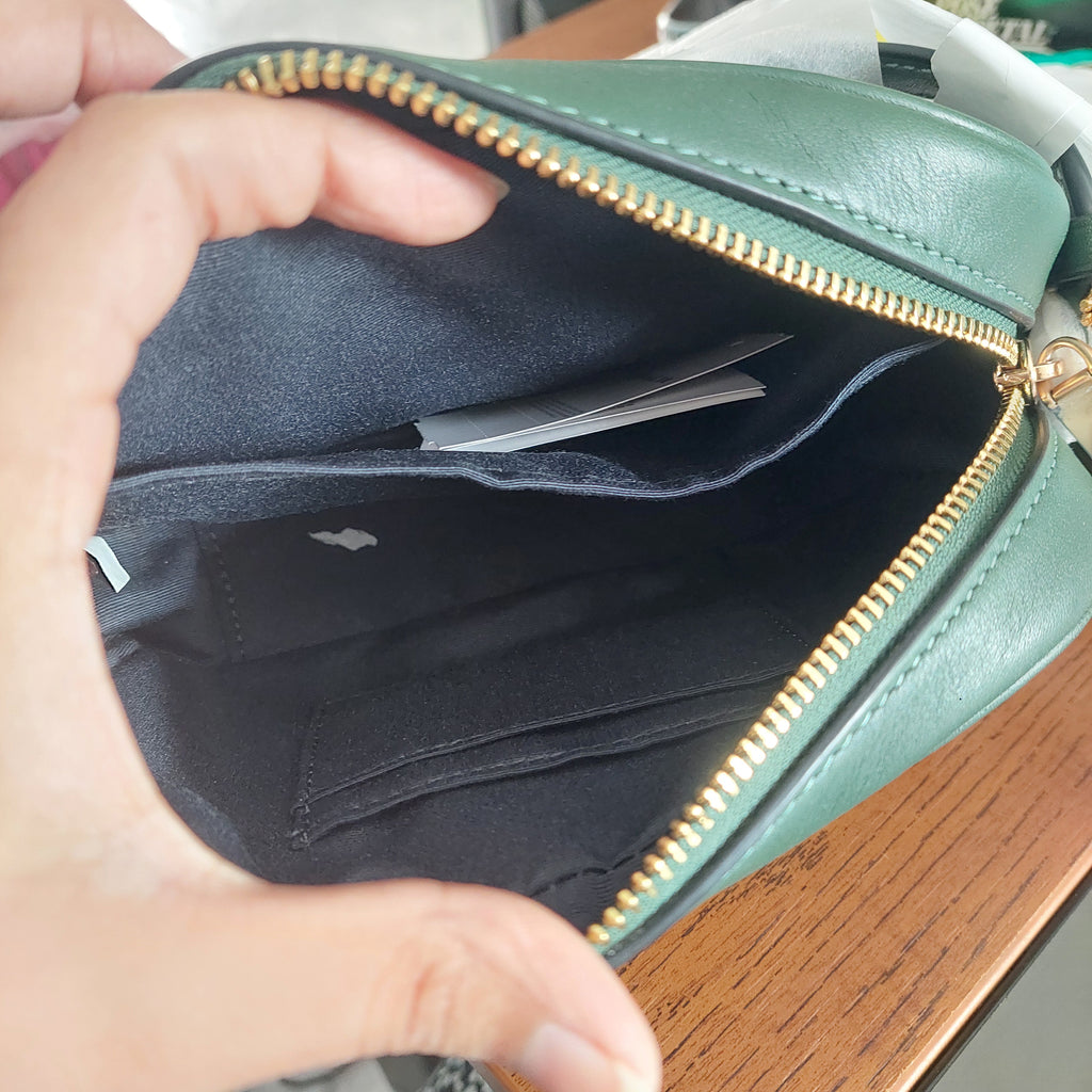 Coach Green Signature Mini Jamie Camera Bag | Like New |