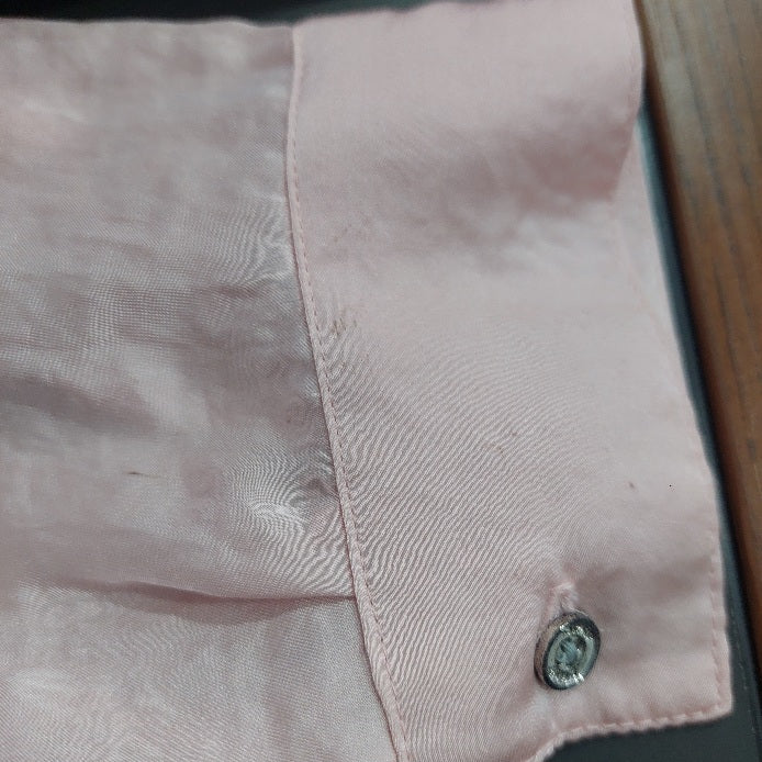 DKNY Pink Satin Pleat Detail Top | Brand New |