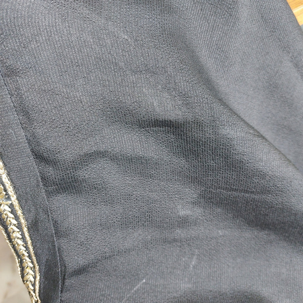 Saira Habib Black Embroidered Kurta | Gently Used |