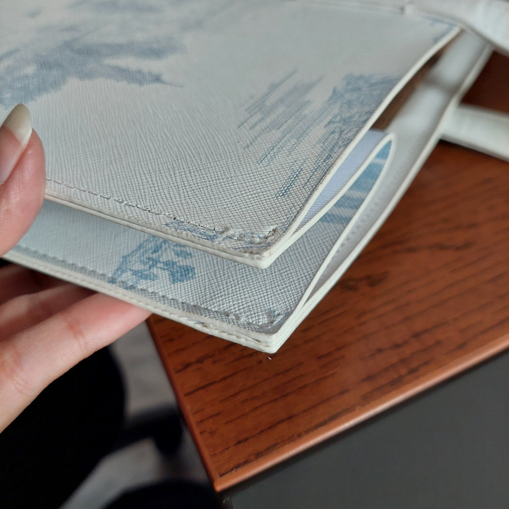 Ted Baker White & Blue New Romantic East West Icon Tote Bag | Brand New |