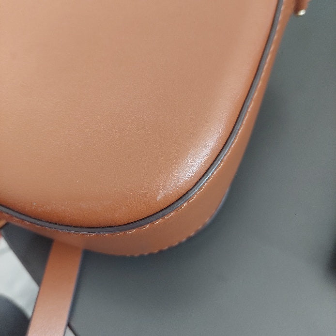 Kate Spade Tan Leather Nadine Medium Flap Crossbody Bag | Pre Loved |