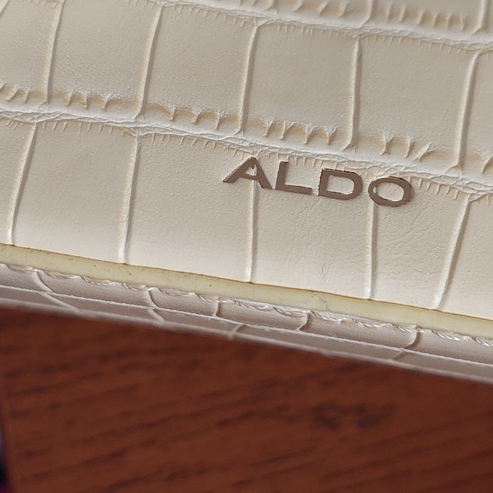 Aldo Yellow Leatherette Valamaryn Handbag | Brand New |