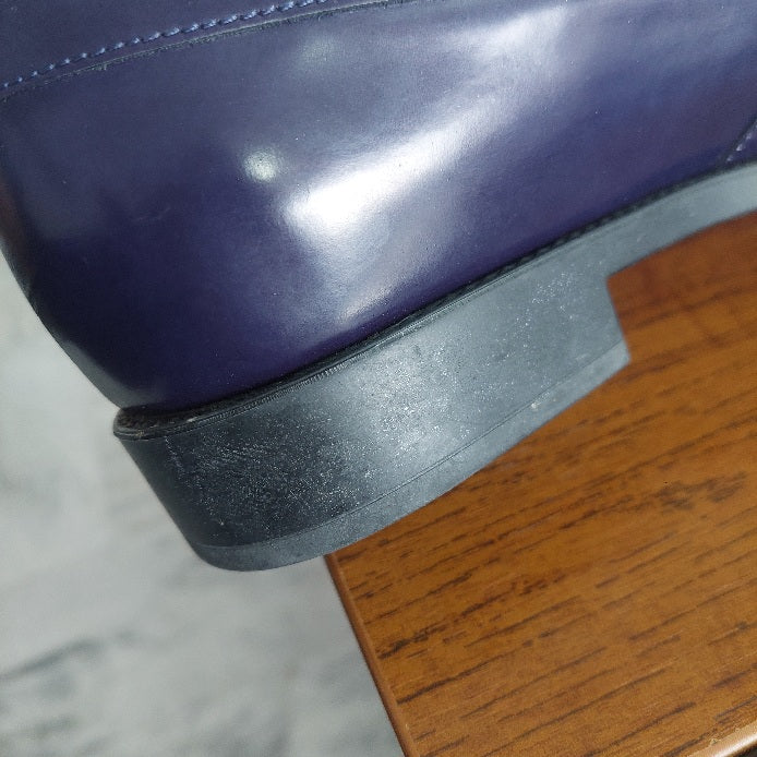 Tod's Navy Blue Leather Chelsea Boots | Pre Loved |