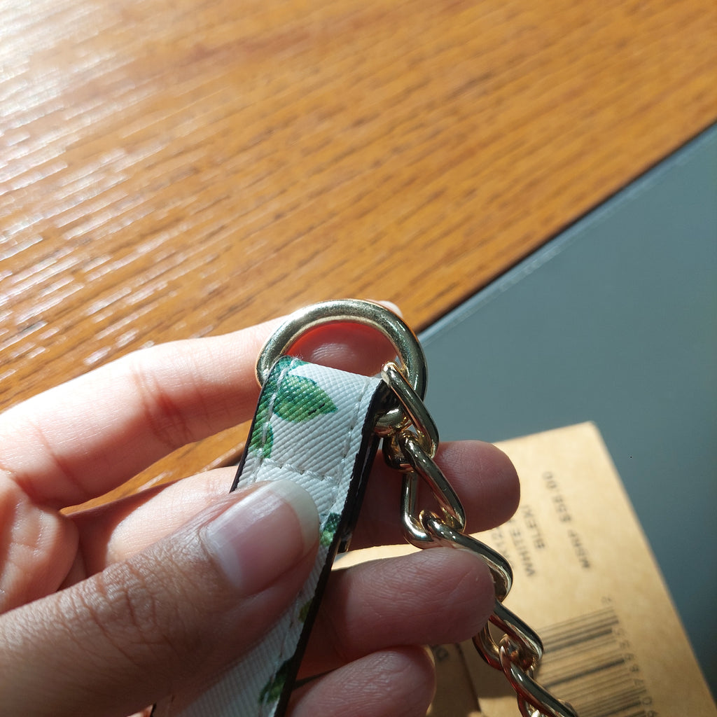 Steve Madden White Floral Blexi Adjustable Crossbody Bag | Brand New |