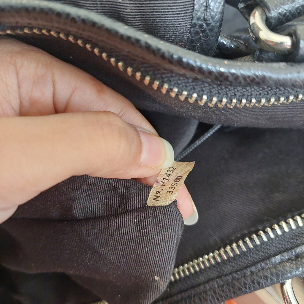 Coach Black Ward Signature Monogram Coated Canvas Leather Tote Bag | Pre Loved |